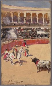 El Embiste, 1892 de John Lavery